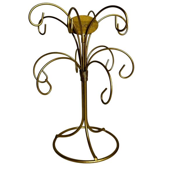 Goebel 12 Hook Gold Colored Vintage Ornament Display Hanger-A RARE Find